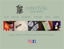 Tablet Screenshot of conviviobookworks.com